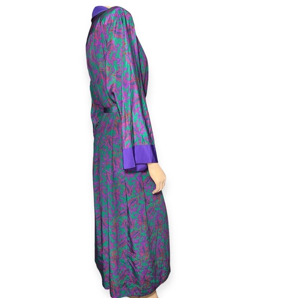 Vintage Natori II Women's Kimono silk Robe size M - Picture 7 of 8